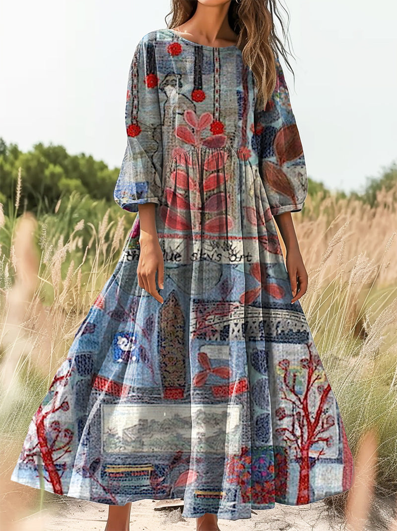 Robe au style vintage intemporel