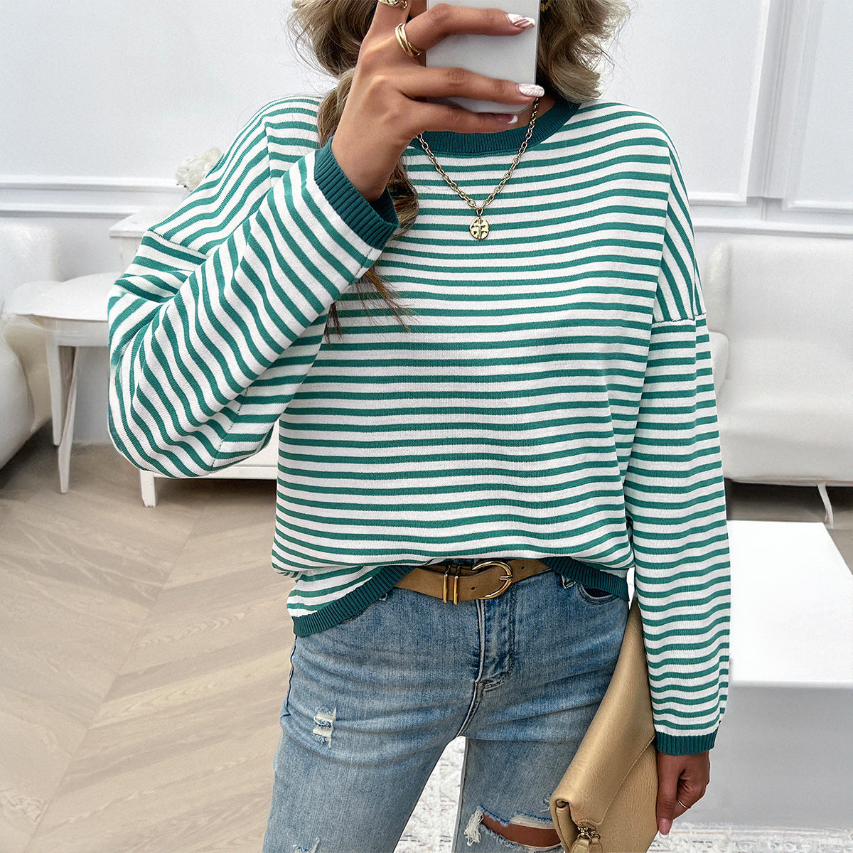 Pull au style vintage intemporel