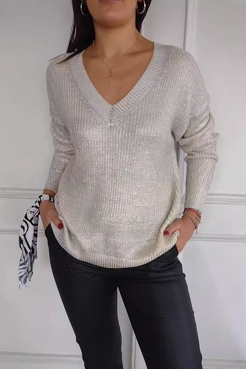 Pull au design réfléchi