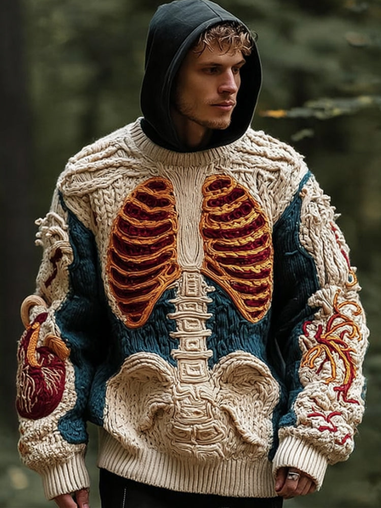 Pull au design réfléchi