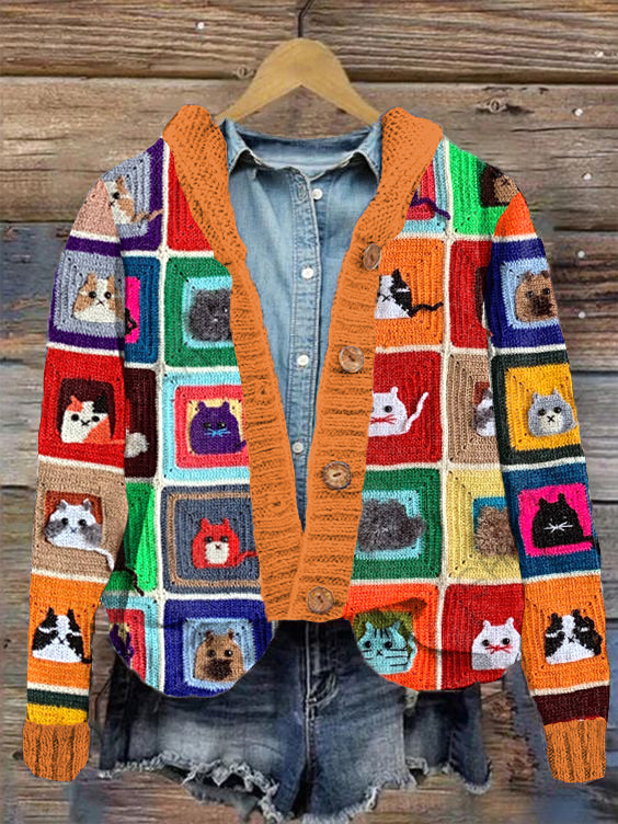 Cardigan au design réfléchi