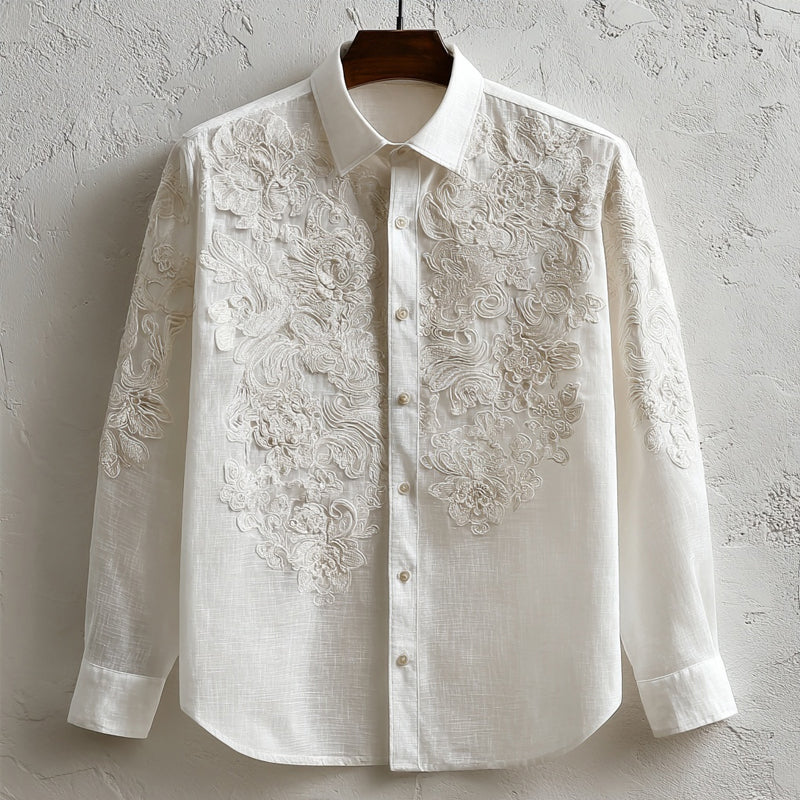 Chemise au style vintage intemporel