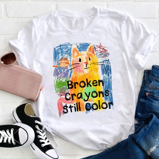 T-Shirt au design réfléchi
