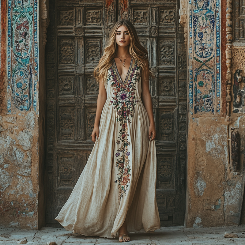 Robe magnifiquement confectionné