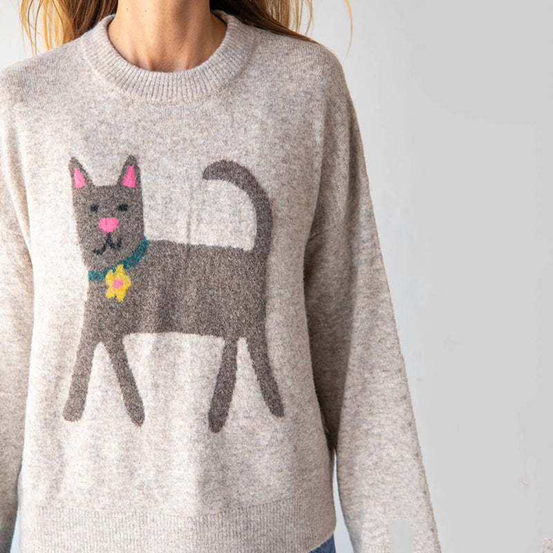 Pull au design réfléchi