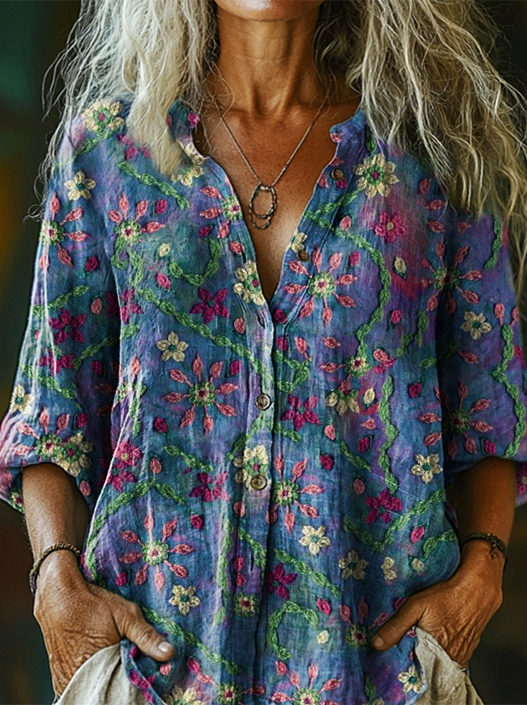 Chemise au design réfléchi