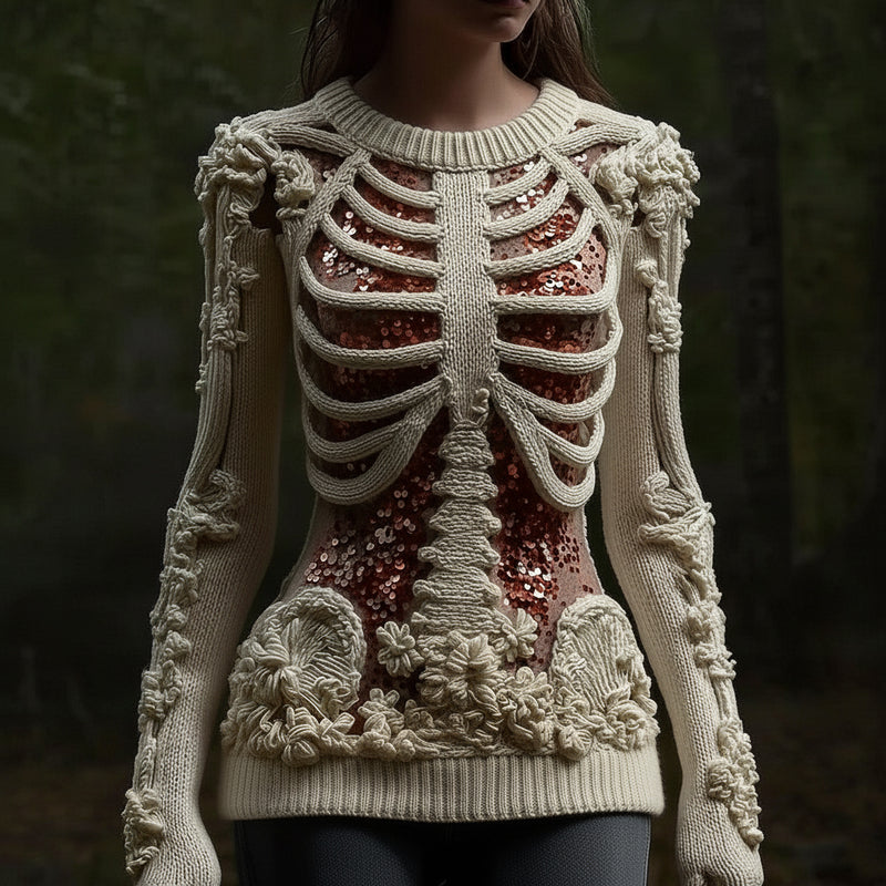 Pull au design réfléchi