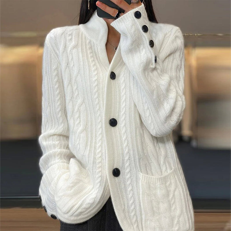 Cardigan au style vintage intemporel