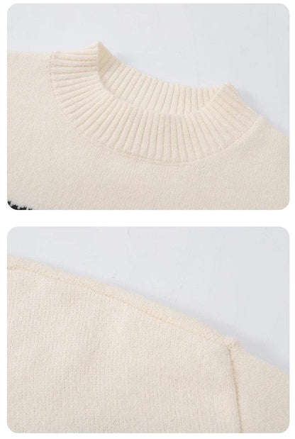 EP | Pull-over mignon tricoté à rayures