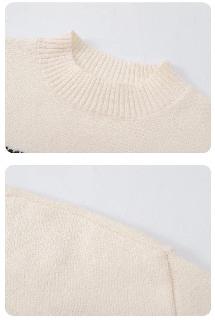 EP | Pull-over mignon tricoté à rayures