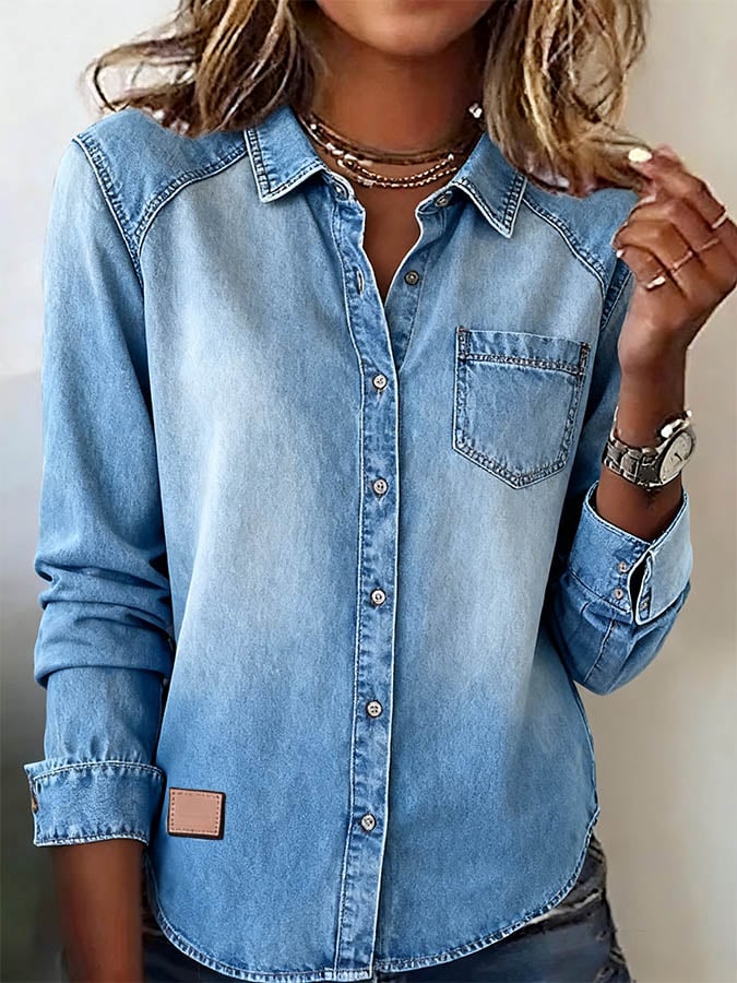 Chemise au design réfléchi