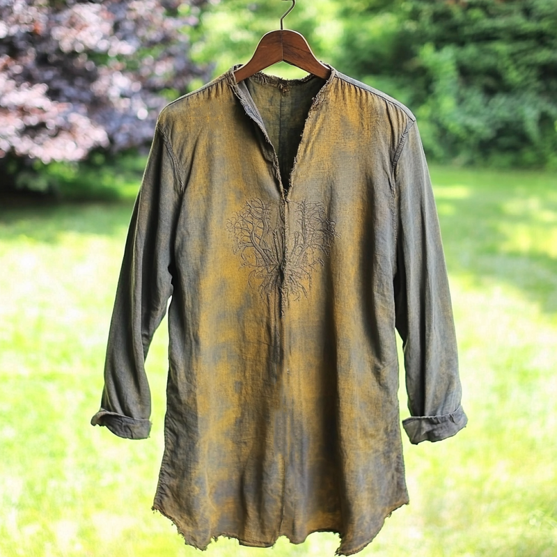 Chemise au style vintage intemporel