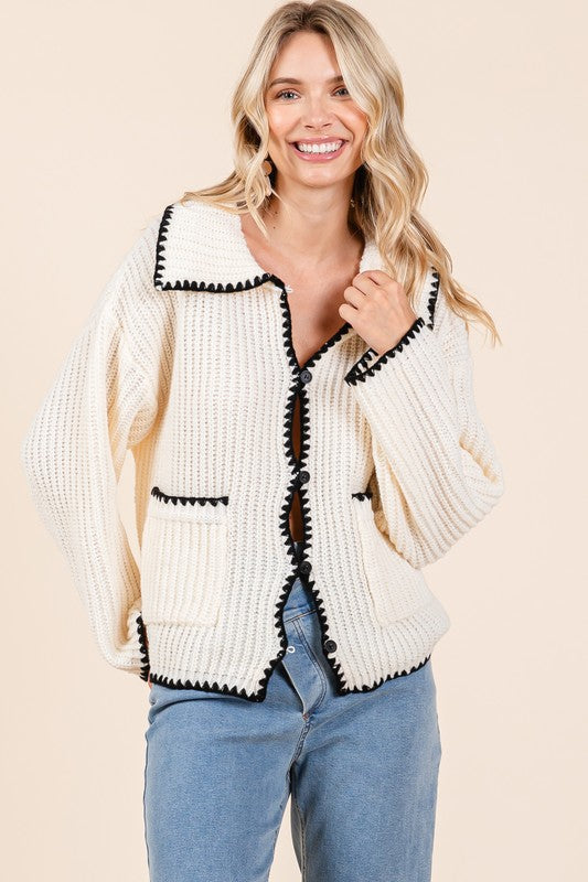 Cardigan au design élégant