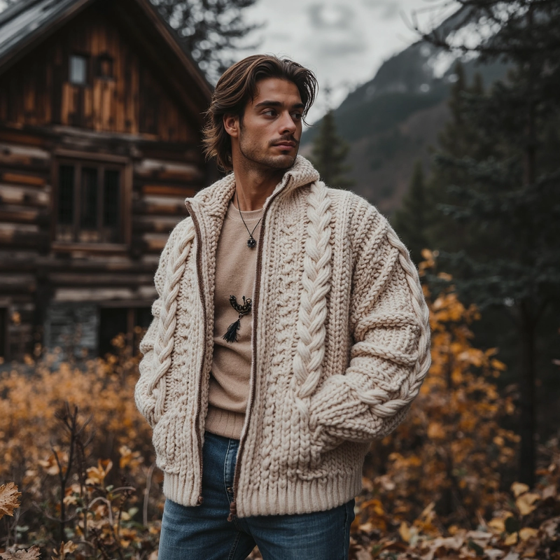 Pull au style vintage intemporel