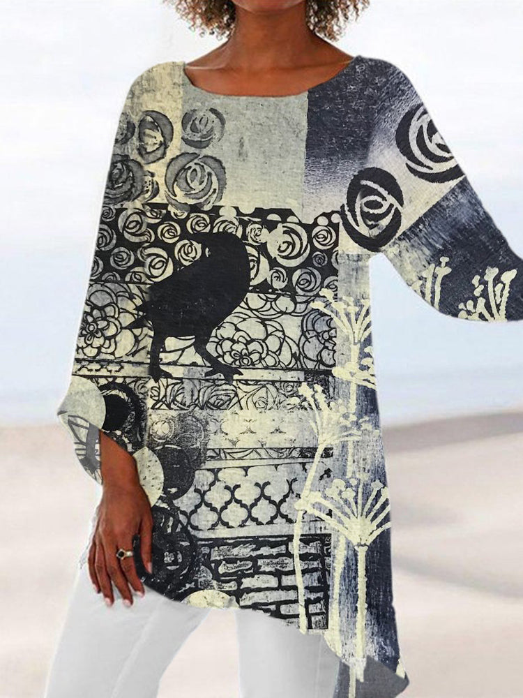 Chemise au style vintage intemporel