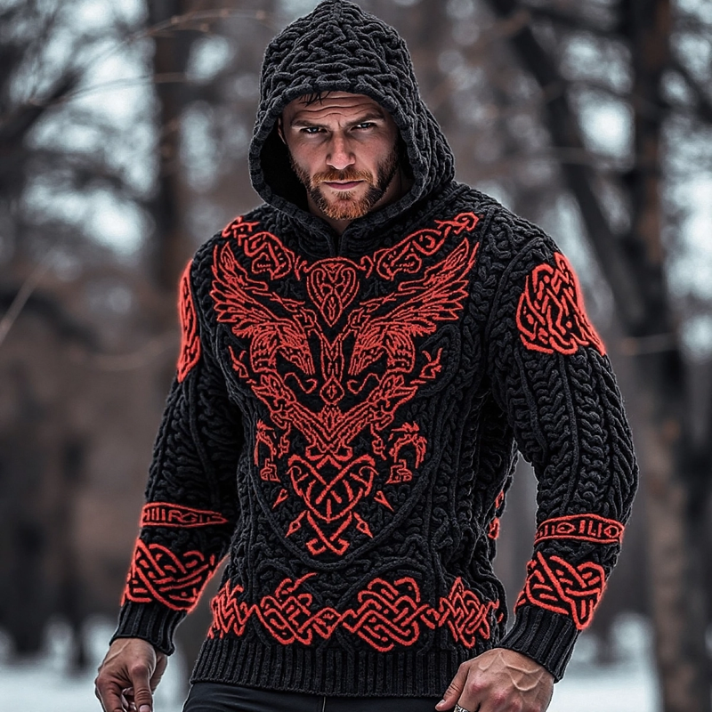 Pull au design réfléchi