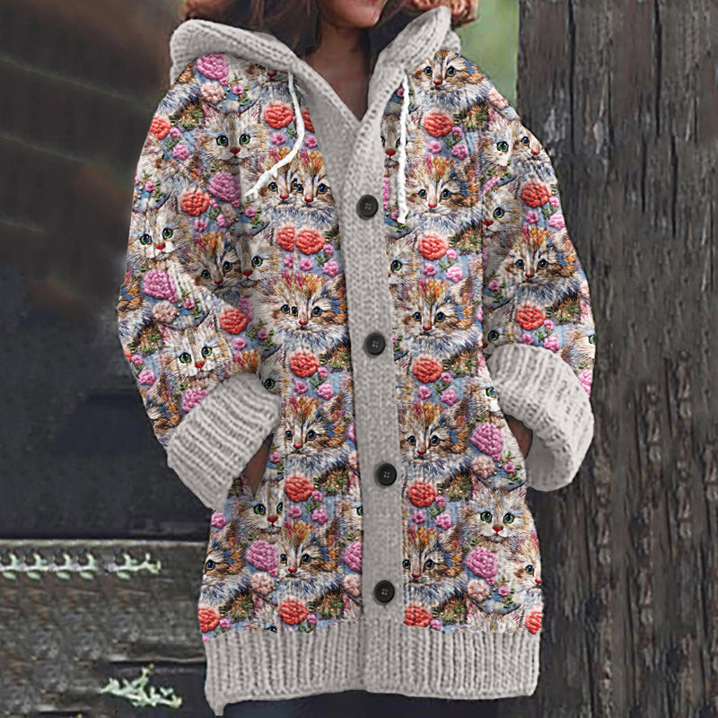 Cardigan au design réfléchi
