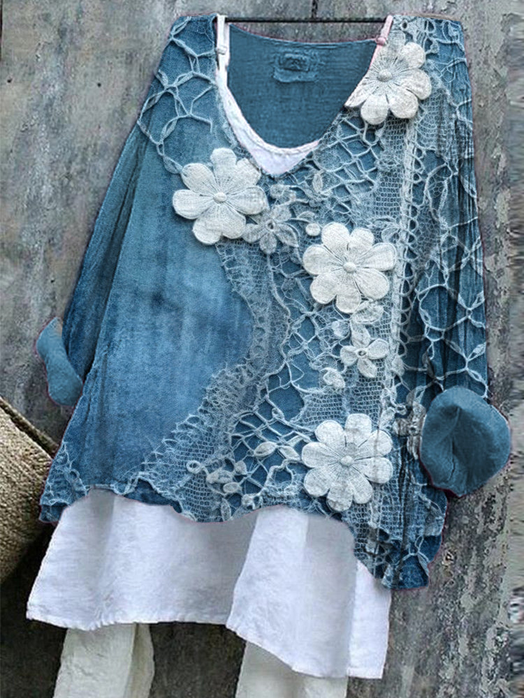 Chemise au design réfléchi