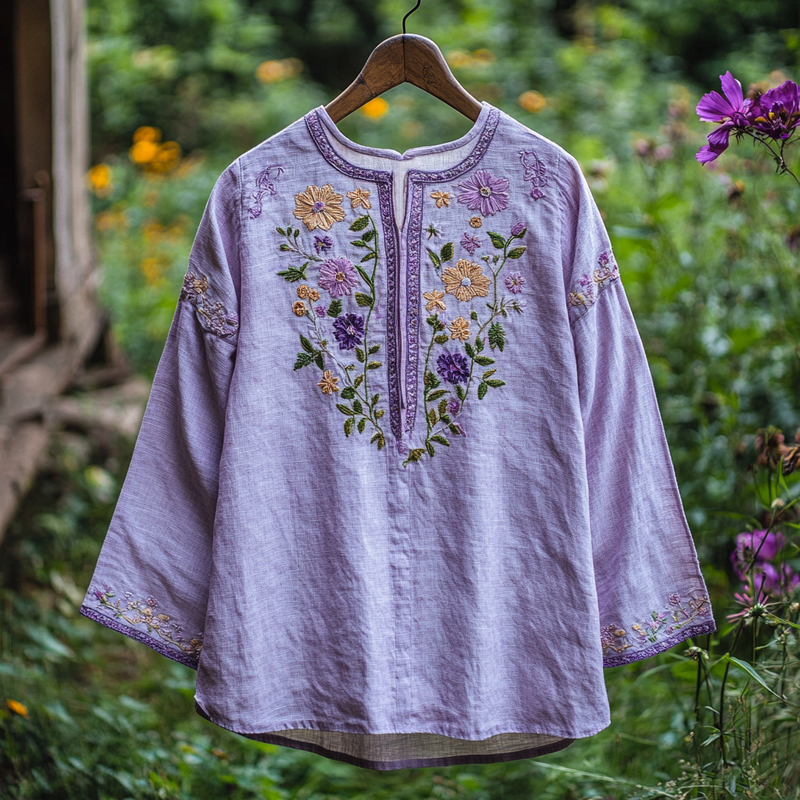 Chemise au design réfléchi