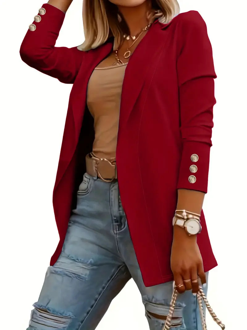 EP | élégant blazer à manches longues pour le printemps