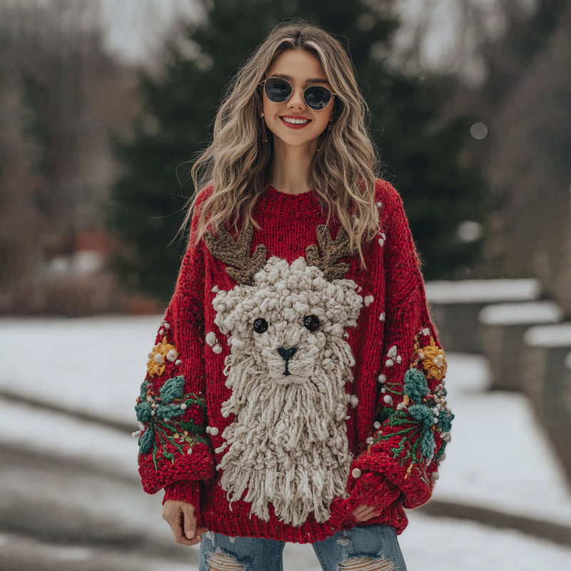 Pull au design réfléchi