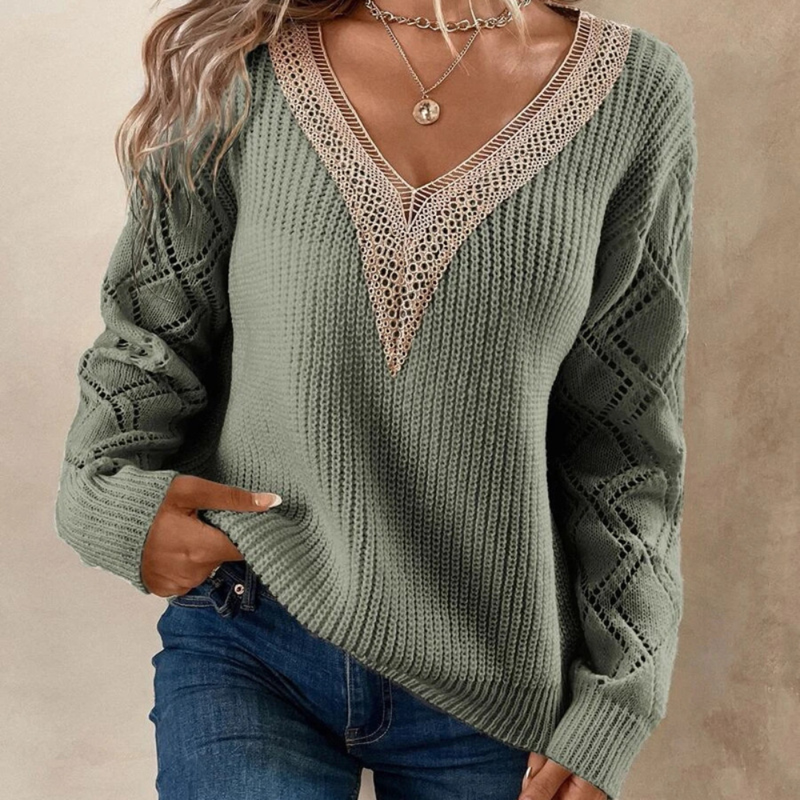 Pull au design réfléchi