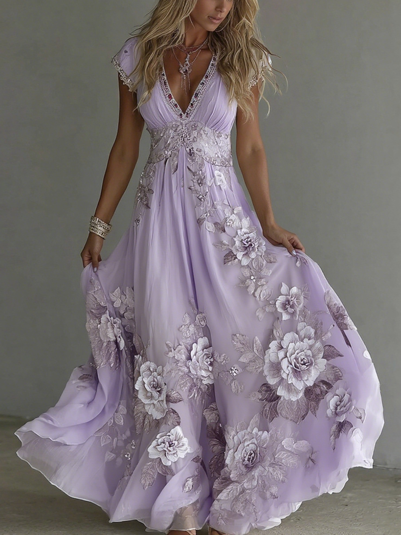 Robe au style vintage intemporel