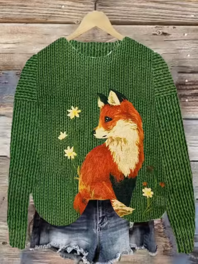 Pull au design réfléchi