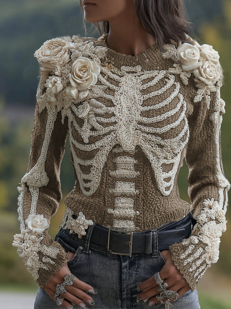 Pull au design réfléchi