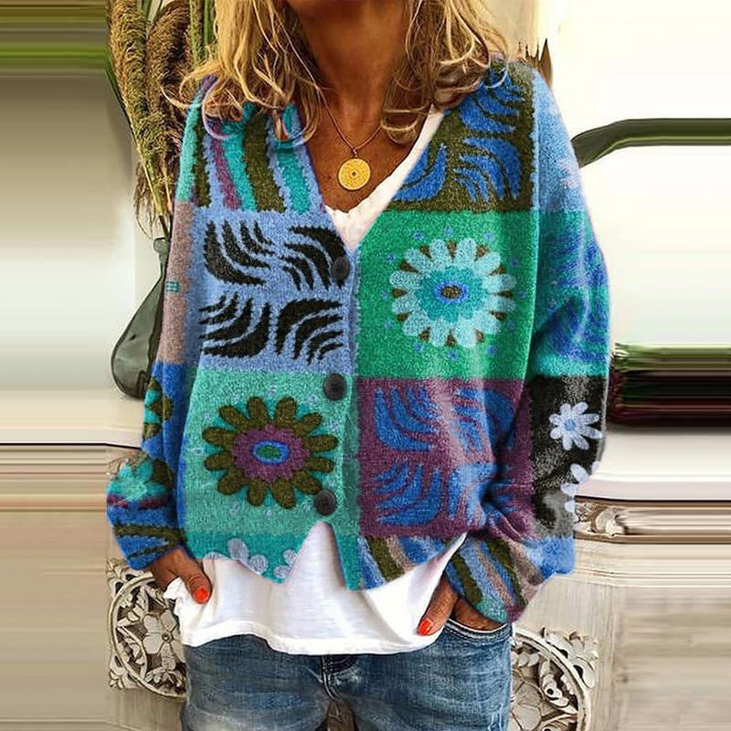 KS | Cardigan imprimé à boutonnage