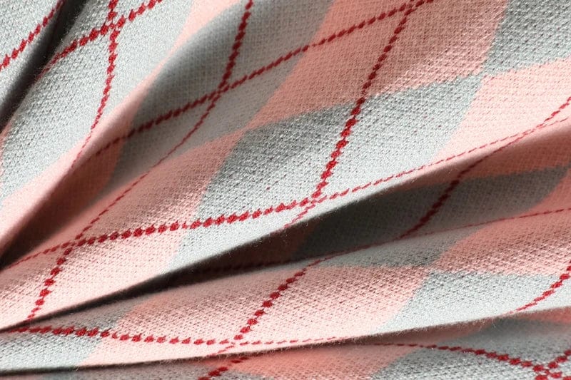 EP | MW Vintage Pull en maille à carreaux et diamants