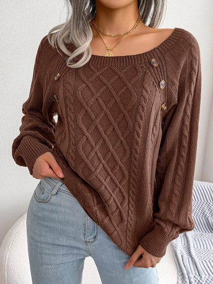 EP | MW - Pull stylé en maille torsadée