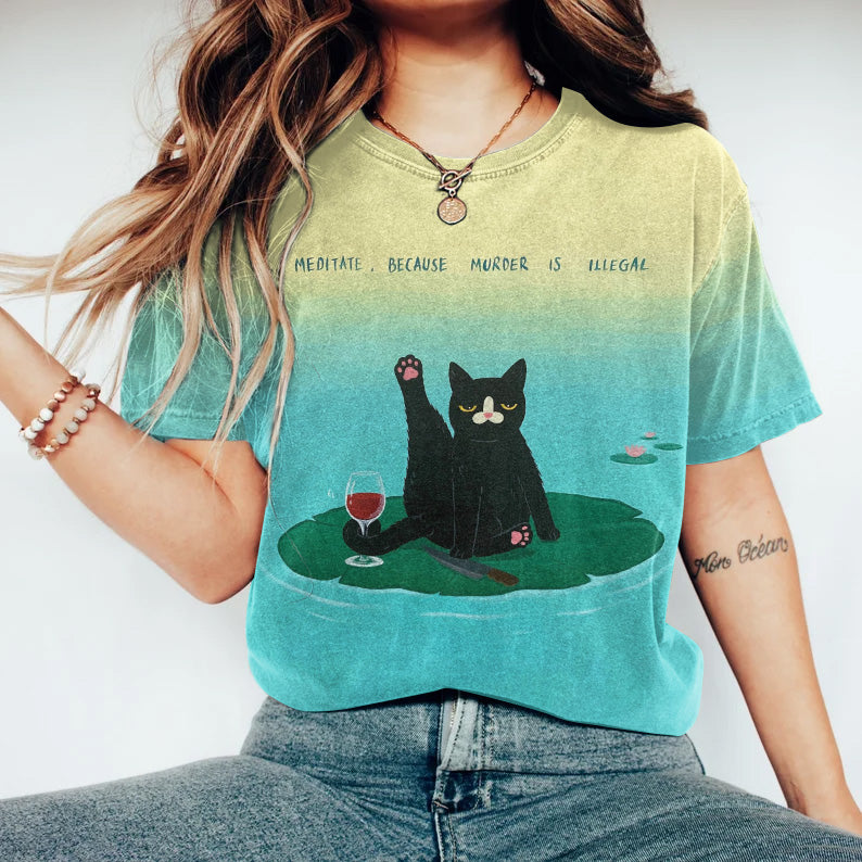 T-Shirt au design réfléchi