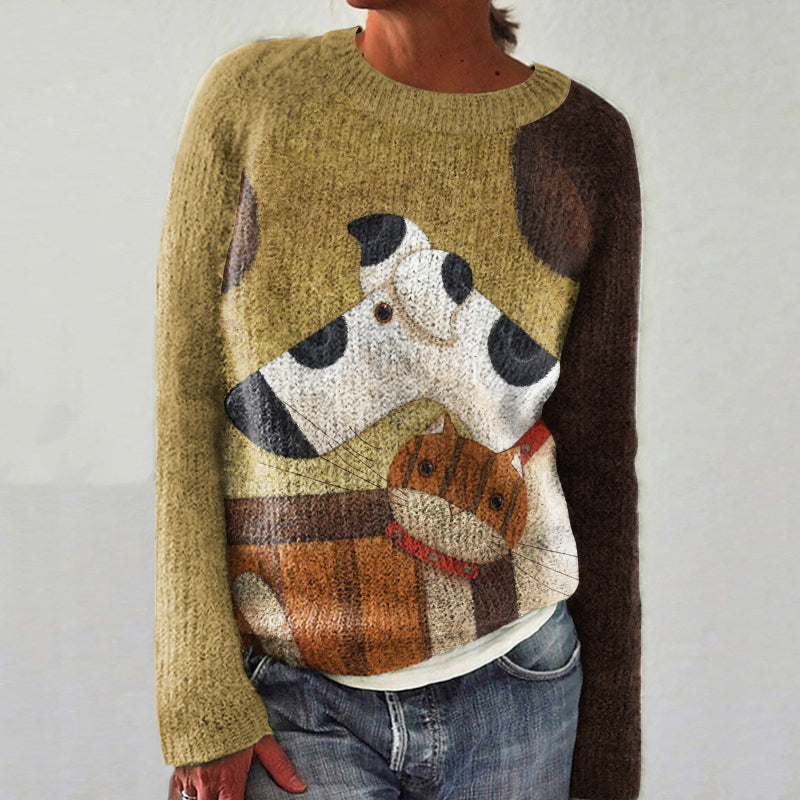 Pull au design classique