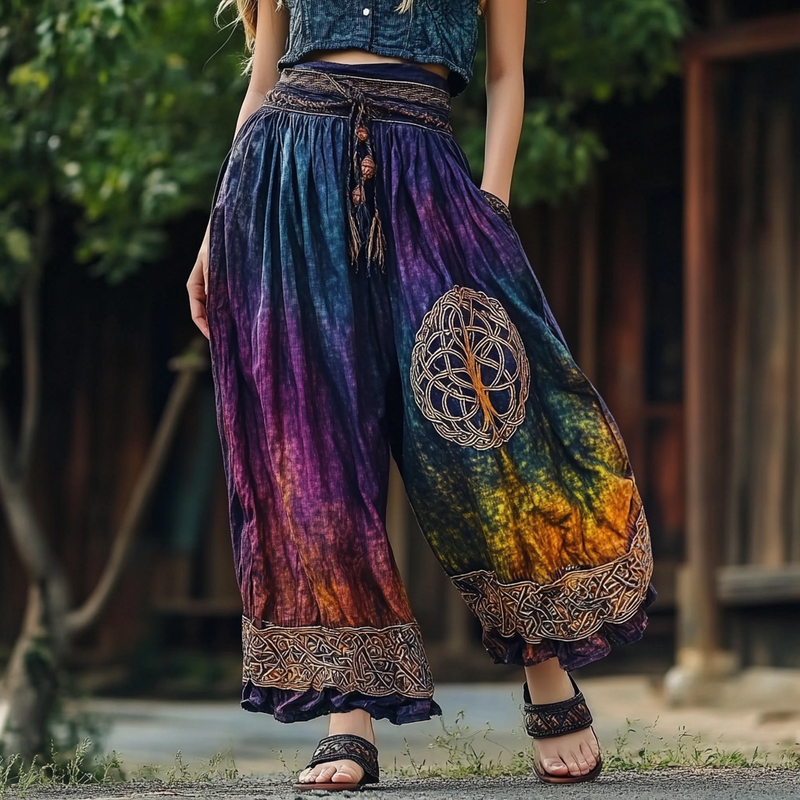 Pantalon au design réfléchi