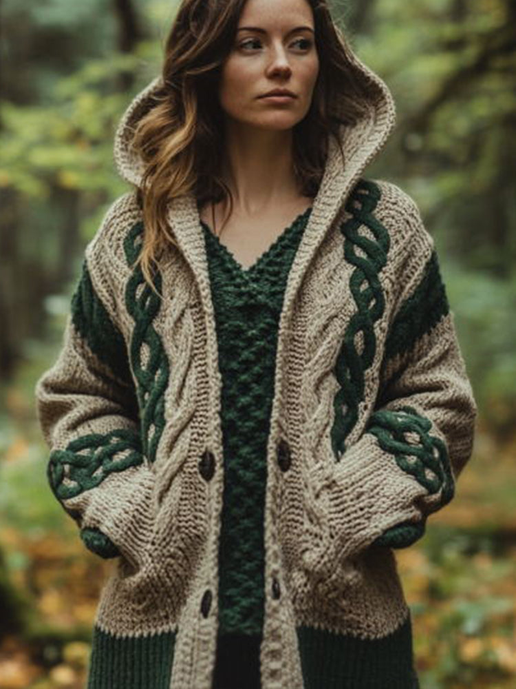 Cardigan au style vintage intemporel
