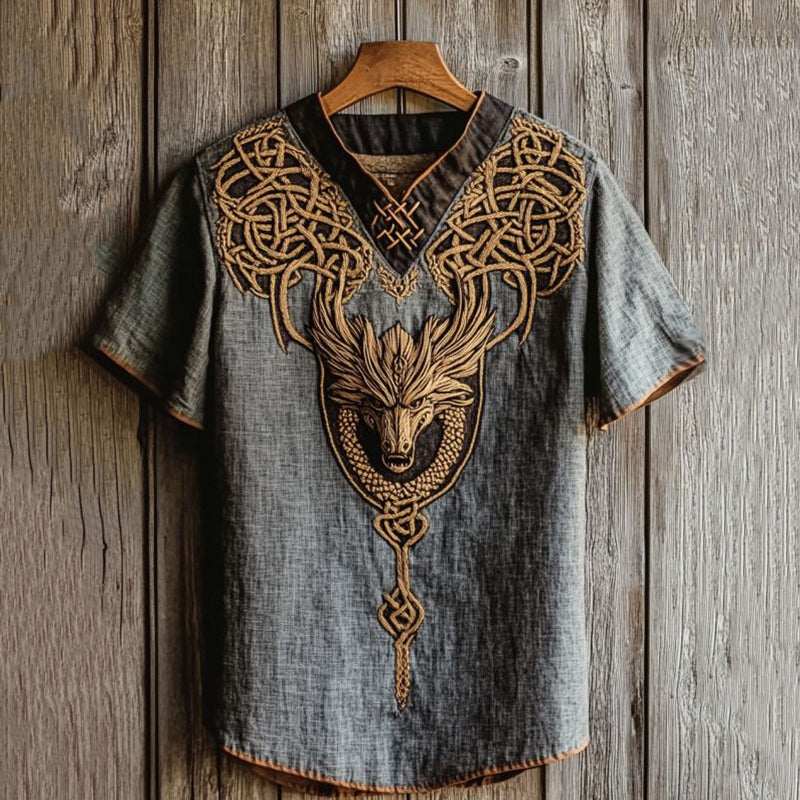 Chemise au style vintage intemporel