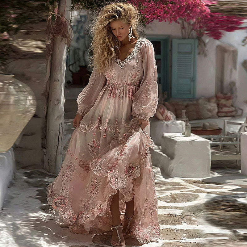 Robe au style vintage intemporel