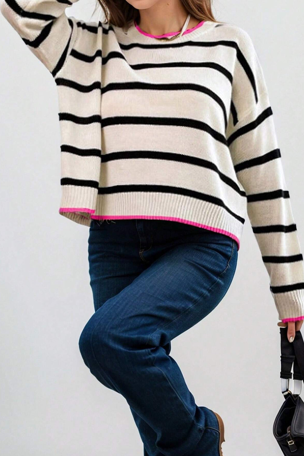Pull au design réfléchi