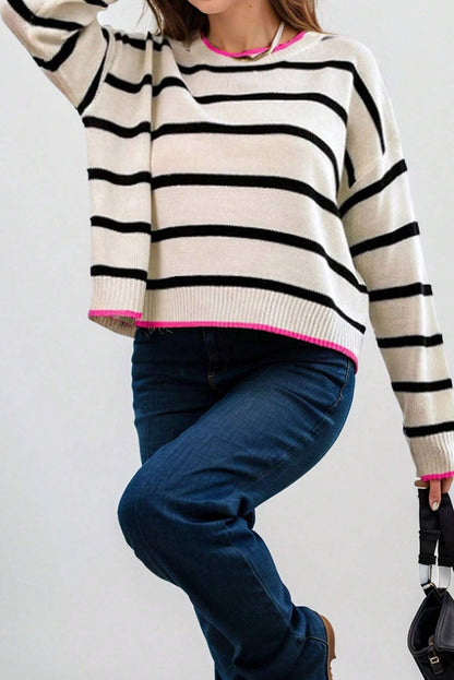 Pull au design réfléchi