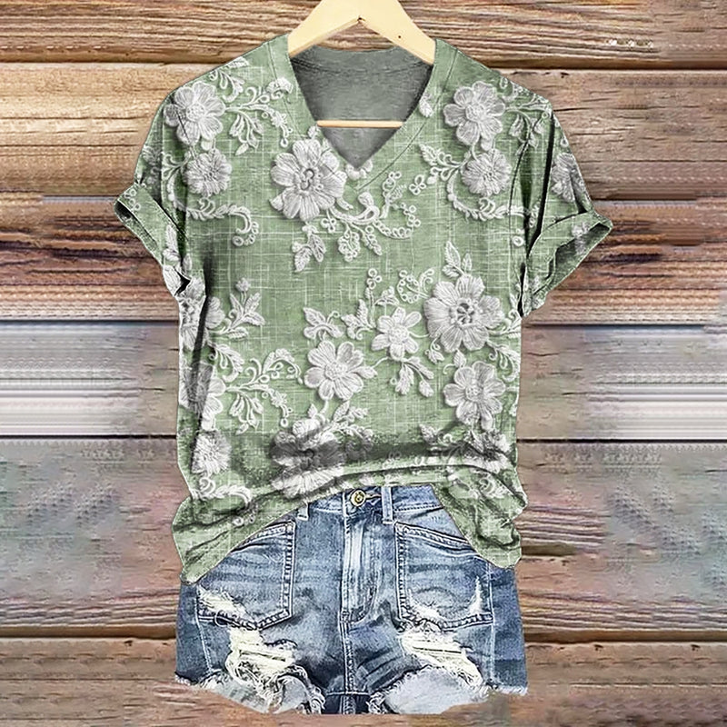 T-Shirt au design réfléchi