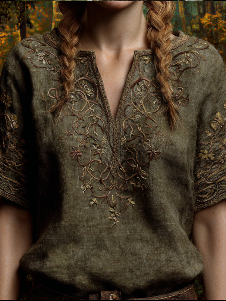 Chemise au design réfléchi