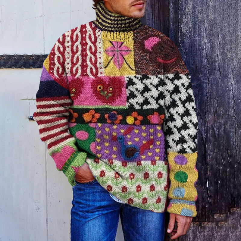 Pull au style vintage intemporel