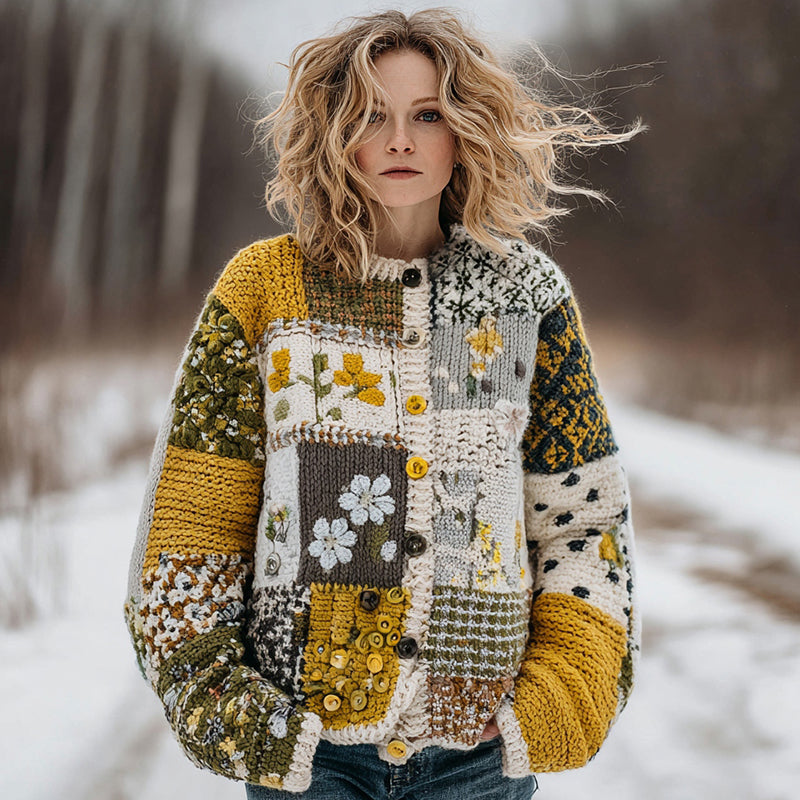 Cardigan au design réfléchi