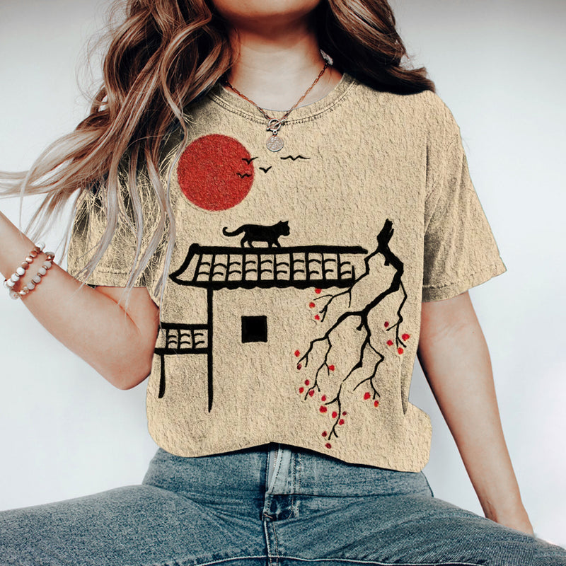 T-Shirt au design réfléchi