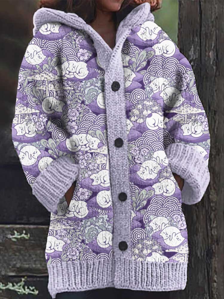 Cardigan au design réfléchi