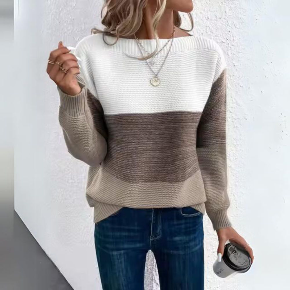 Pull au design réfléchi