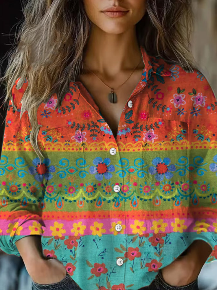 Chemise au design réfléchi