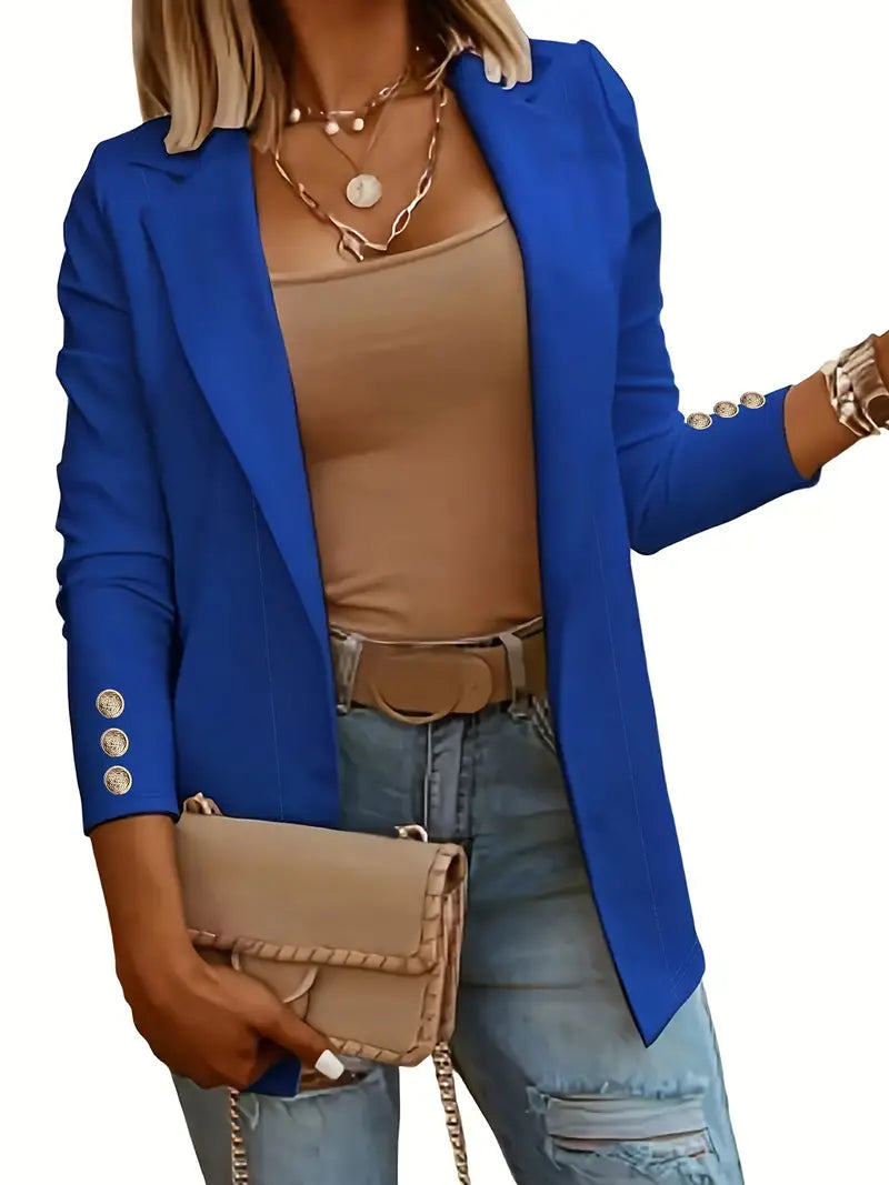 EP | élégant blazer à manches longues pour le printemps