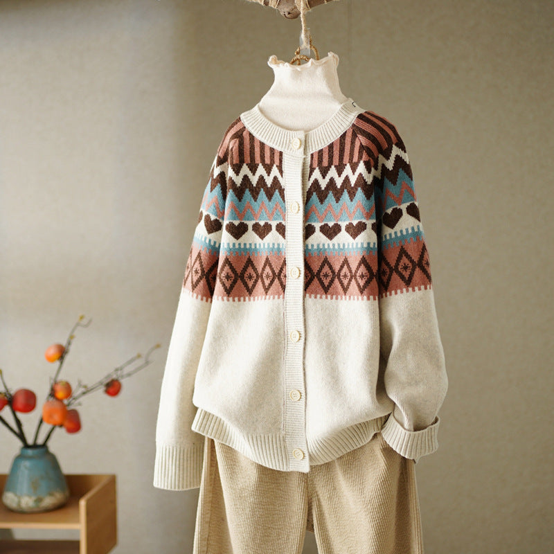Cardigan magnifiquement confectionné
